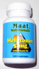 Melatonina Maat Sublingual 5 mg con vitamina B6.