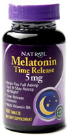Melatonina Natrol 5mg Time Release