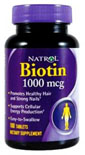 Comprar Biotina Natrol